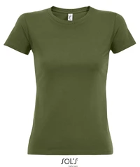 SOLS IMPERIAL dámske tričko 190 gr DARK KHAKI M