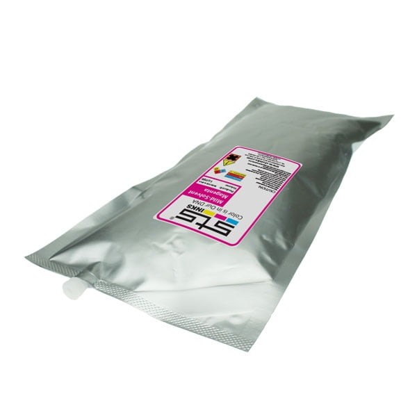 Replacement Ink Nite Bag for Mimaki SS21 -1 Liter, MAGENTA