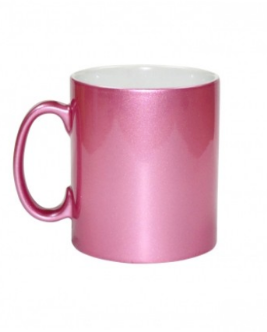 Mug Metalic 330 ml pink