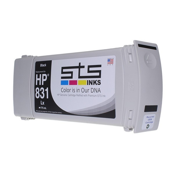 STS Cartridge HP831 775ml-CZ686A Latex Black