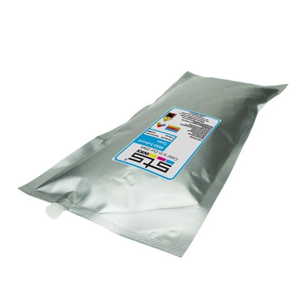 Replacement Ink Nite Bag for Mimaki SS21 -1 Liter,  CYAN