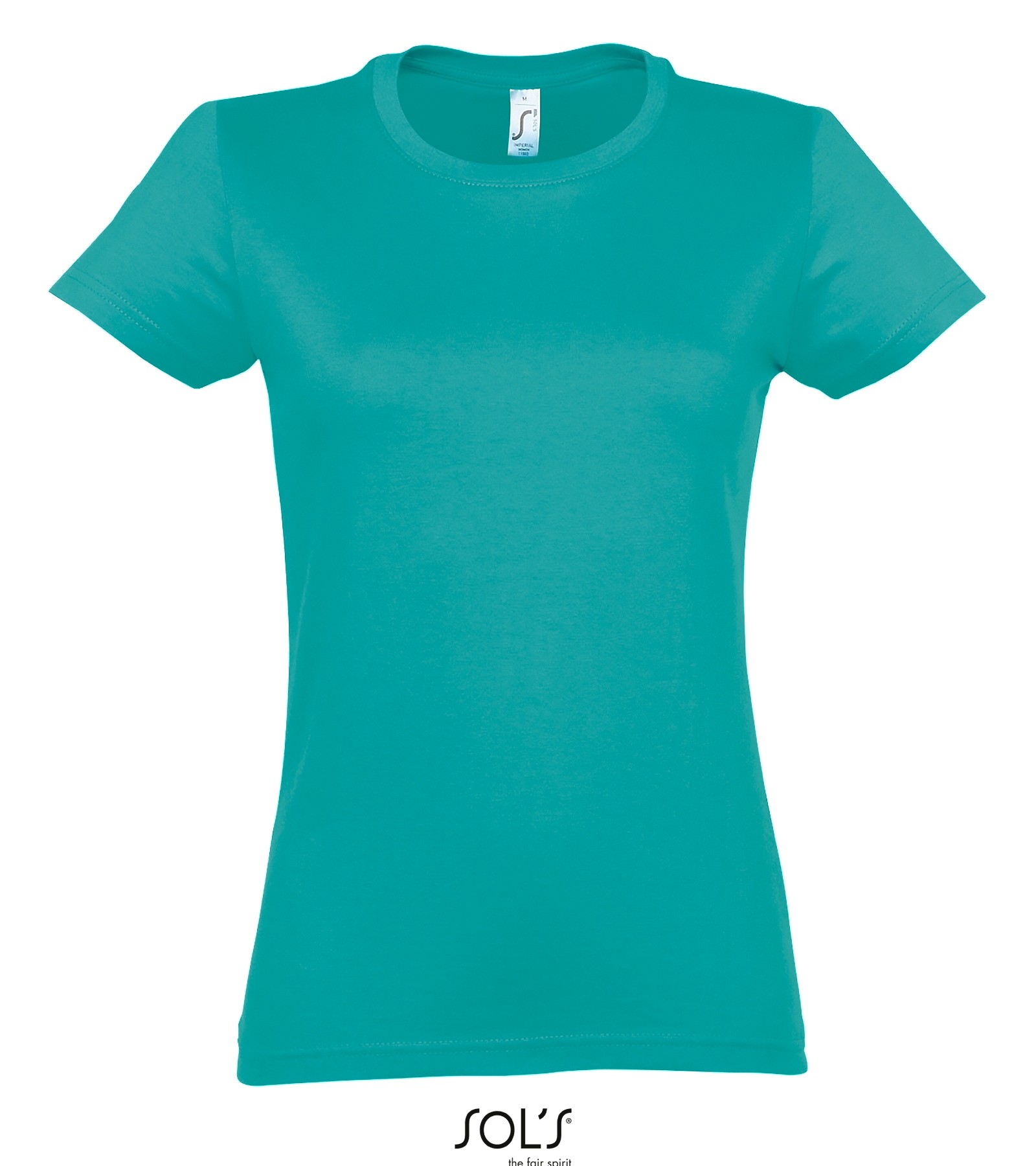 SOLS IMPERIAL ženské tričko 190 gr CARIBBEAN BLUE