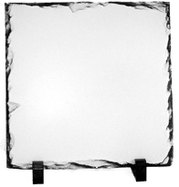 Sublimačná bridlica biela 15 x 15 cm matná