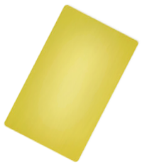 Exkluzívna kovová vizitka (zlatá)
