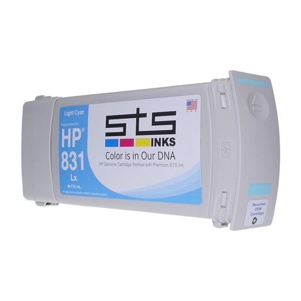 STS Cartridge HP831 775ml-CZ686A Latex Light Cyan