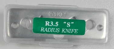 Zaobľovací nož S  - R 3,5mm